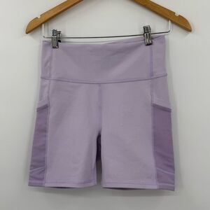 Fabletics On-The-Go PowerHold® High-Waisted 6" Short | Hazy Iris | Medium